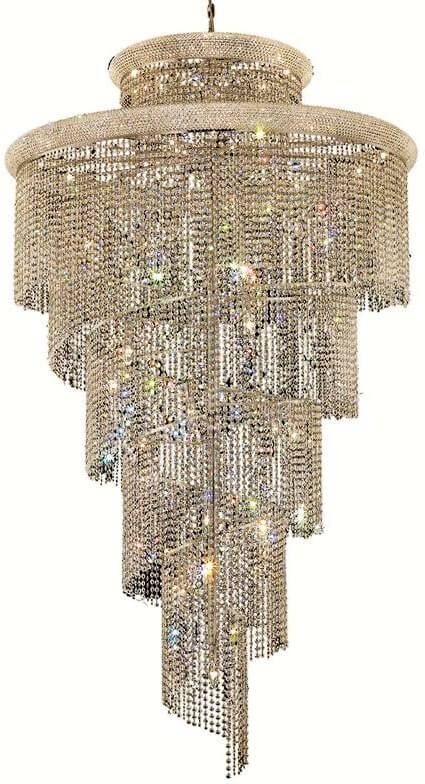 Elegant Lighting Spiral Chandelier - Thumbnail 2