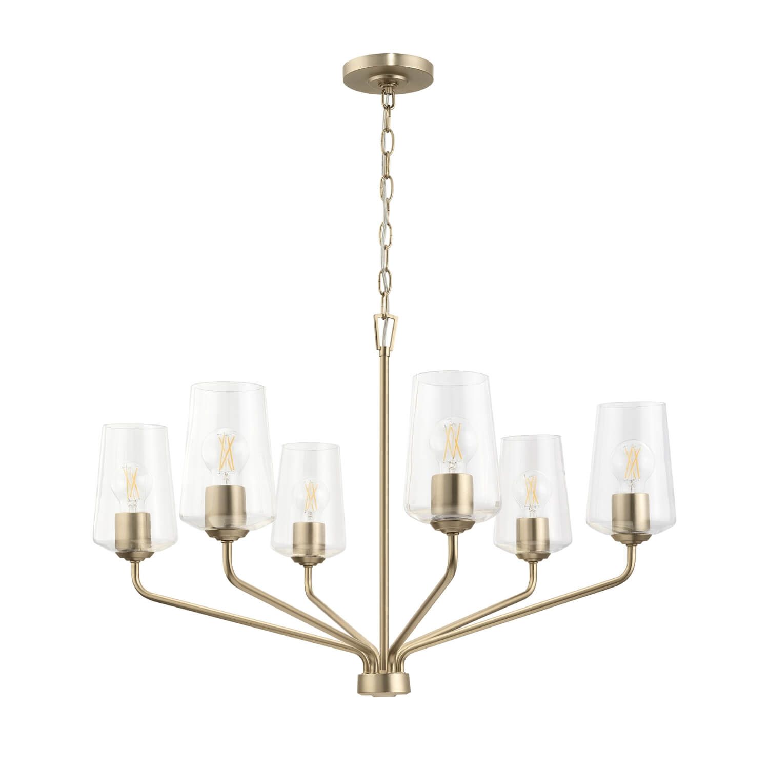 Celino Chandelier in Champagne Bronze - Thumbnail 5