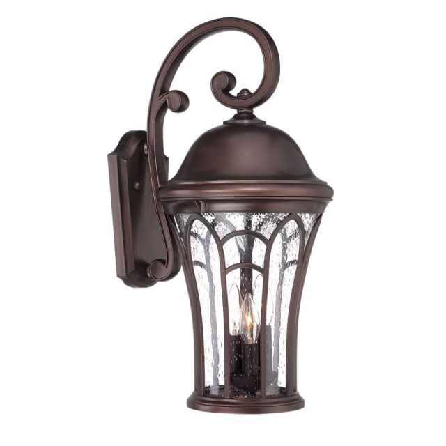 Acclaim Lighting Highgate 3 Light 23 Inch Tall Outdoor Wall Lantern In Architectural Bronze 39522ABZ