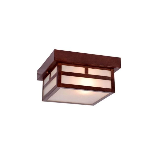 Acclaim Lighting Artisan 1 Light 8 inch Outdoor Ceiling Mount In Architectural Bronze 4708ABZ