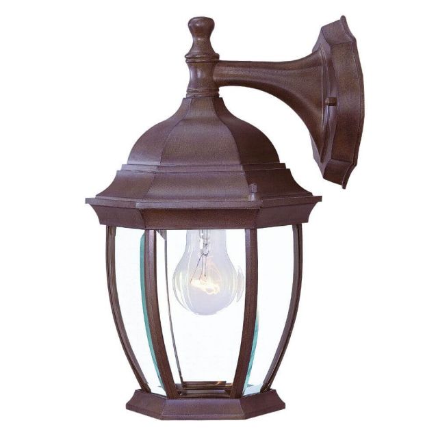 Acclaim Lighting Wexford 1 Light 13 Inch Tall Outdoor Wall Mount In Burled Walnut 5035BW