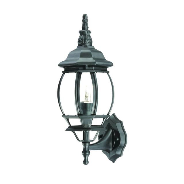 Acclaim Lighting 5051BK Chateau 1 Light 18 inch Tall Outdoor Wall Light in Matte Black with Clear Glass Panes