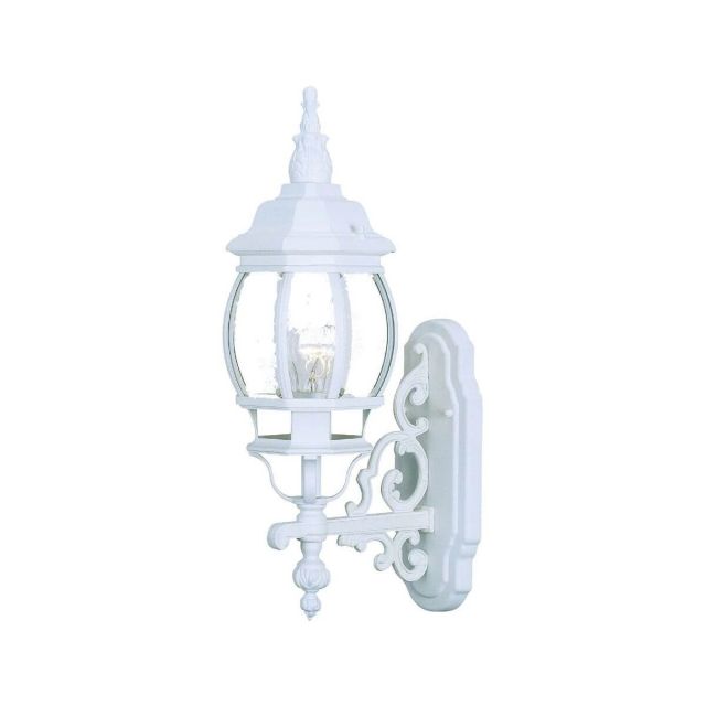 Acclaim Lighting 5150TW Chateau One Light 21 Inch Tall Outdoor Wall Lantern In Textured White