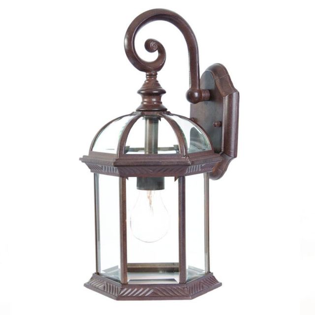 Acclaim Lighting Dover 1 Light 16 Inch Tall Outdoor Wall Mount In Burled Walnut 5271BW
