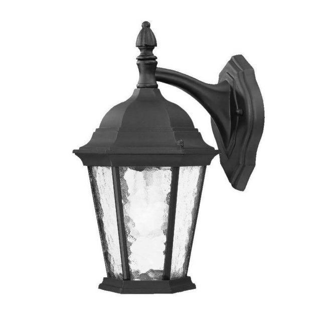 Acclaim Lighting Telfair 1 Light 14 inch Tall Outdoor Wall Light in Matte Black with Clear Glass Panes 5502BK
