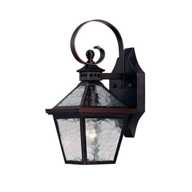 Acclaim Lighting 7652ABZ Bay Street One Light 14 Inch Tall Outdoor Wall Lantern In Architectural Bronze