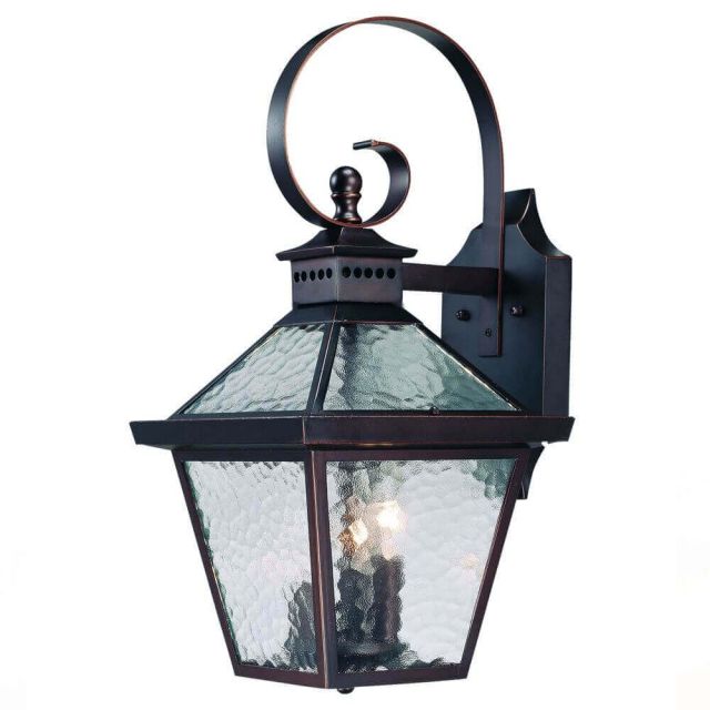 Acclaim Lighting 7672ABZ Bay Street Three Light 21 Inch Tall Outdoor Wall Lantern In Architectural Bronze