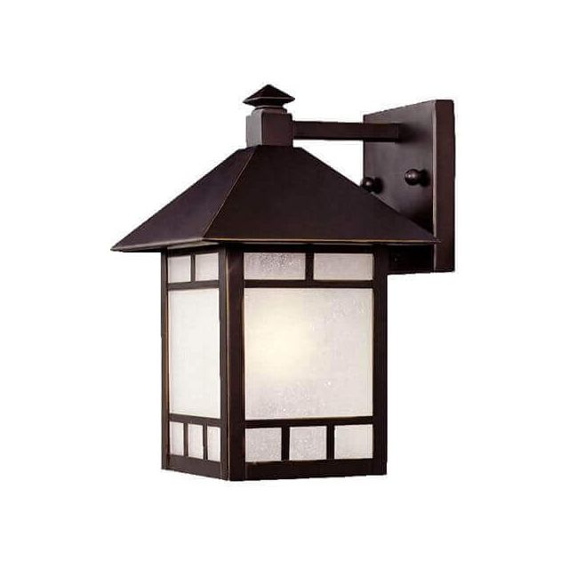 Acclaim Lighting 9002ABZ Artisan One Light 11 Inch Tall Outdoor Wall Lantern In Architectural Bronze