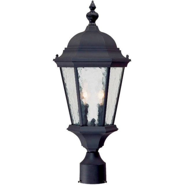 Acclaim Lighting Telfair 22 inch Tall Two Light Post Lantern In Matte Black 5517BK