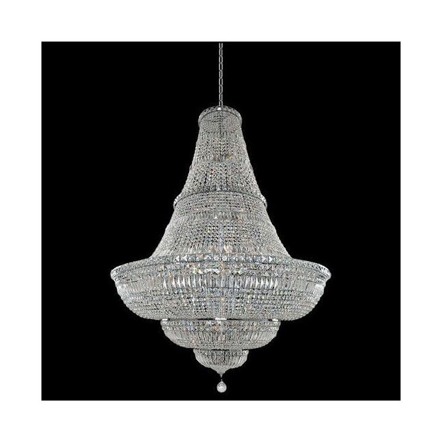 Allegri Betti 56 Light 48 Inch Round Crystal Pendant In Chrome Firenze Clear Crystal - 020272-010-FR001