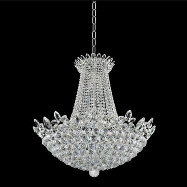 Allegri Treviso 21 Light 30 inch Pendant in Chrome with Firenze Clear Crystal 021051-010-FR001