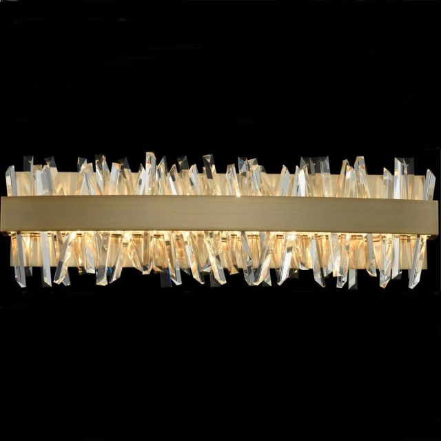 Allegri 030232-038 Glacier 24 Inch LED Bath Lighting in Brushed Champagne Gold