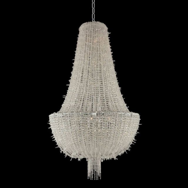 Allegri 030652-010-FR001 Cielo 20 Light 38 inch Pendant in Chrome with Firenze Clear Crystal