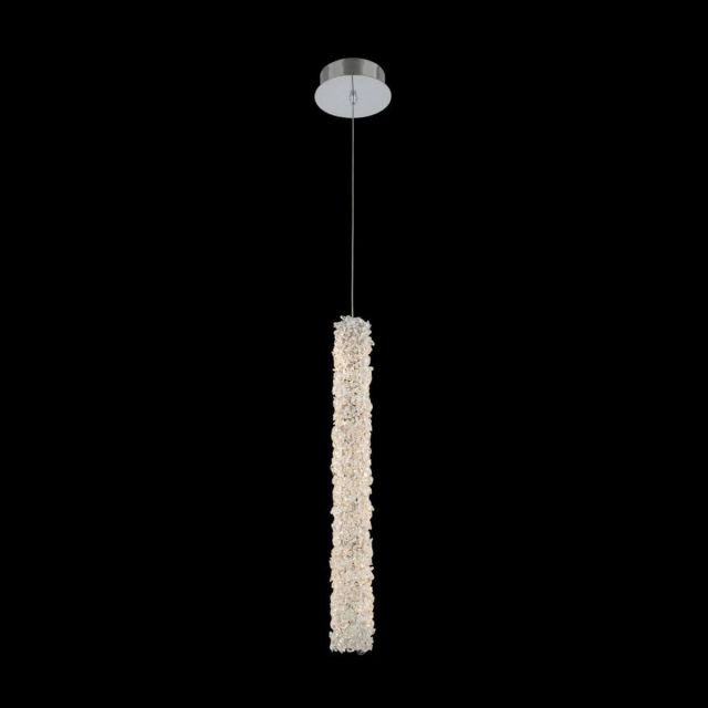 Allegri 035512-010-FR001 Lina 2 inch LED Pendant in Chrome with Firenze Crystal