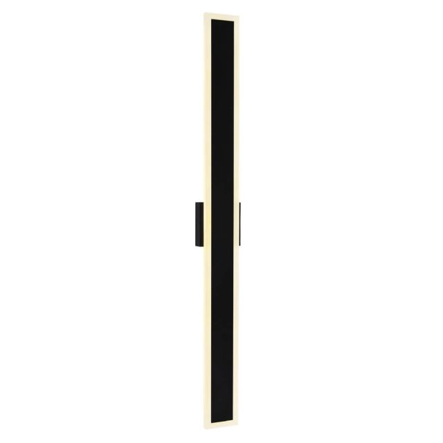 CWI Lighting Malibu 59 inch Tall LED Outdoor Wall Light in Black with Frosted Acrylic Diffuser 1694W59-101
