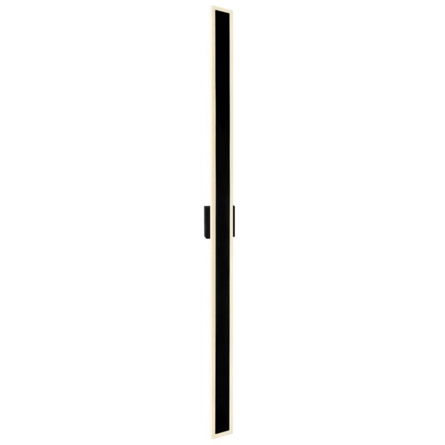 CWI Lighting Malibu 80 inch Tall LED Outdoor Wall Light in Black with Frosted Acrylic Diffuser 1694W80-101