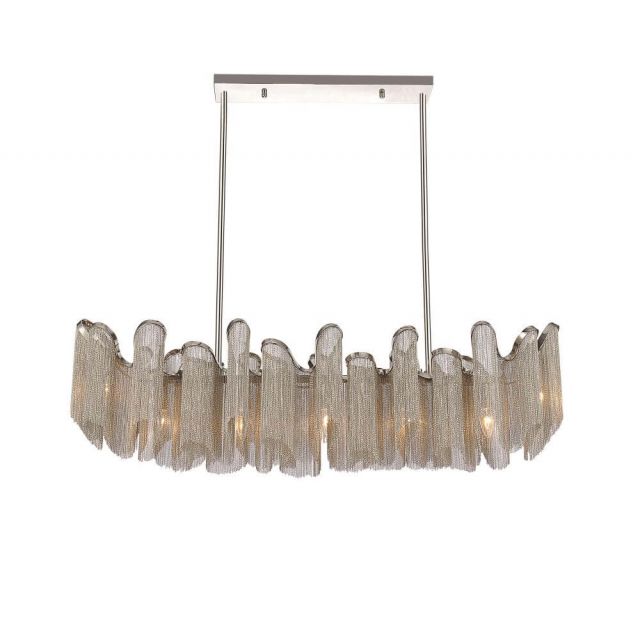CWI Lighting 5650P47C Daisy 7 Light 47 Inch Down Chandelier In Chrome