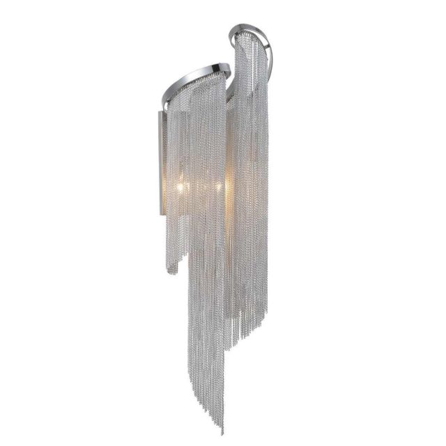 CWI Lighting 5650W9C-A Daisy 2 Light 28 inch Tall Wall Sconce in Chrome