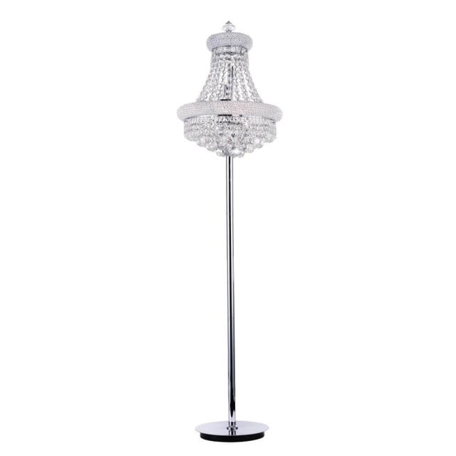 CWI Lighting Empire 8 Light 68 Inch Tall Floor Lamp In Chrome 8001F18C