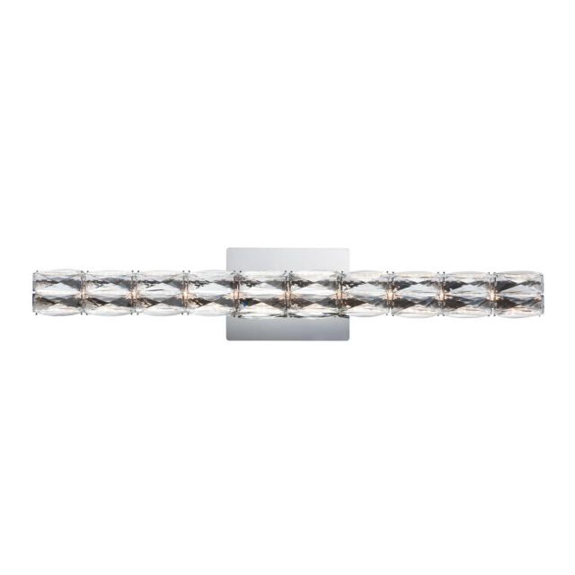 ET2 lighting Zephyr 6 inch Tall LED Wall Sconce in Polished Chrome E23308-20PC