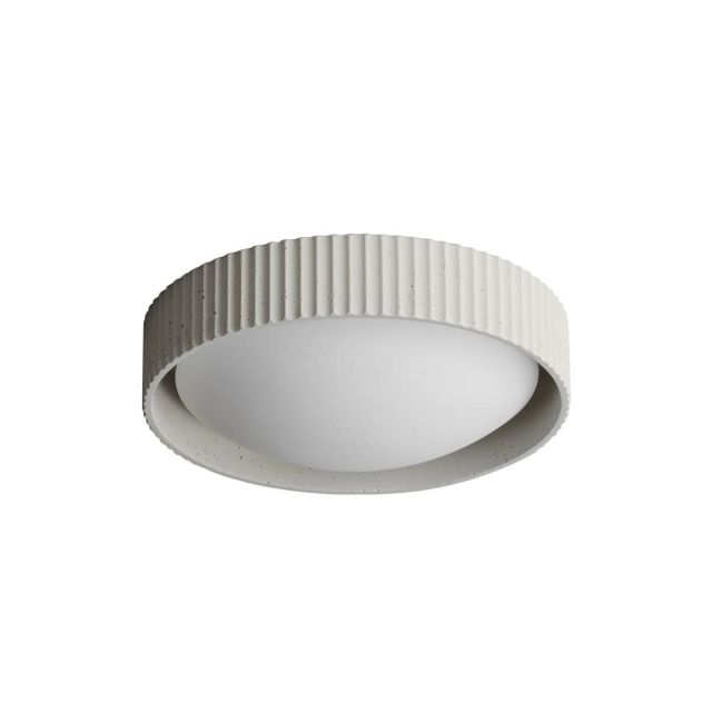 ET2 lighting Souffle 14 inch LED Flush Mount in Chaulk White E25051-CHK
