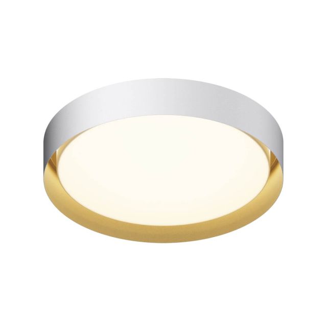 ET2 lighting E51014-WTGLD Echo 24 inch LED Flush Mount in White-Gold