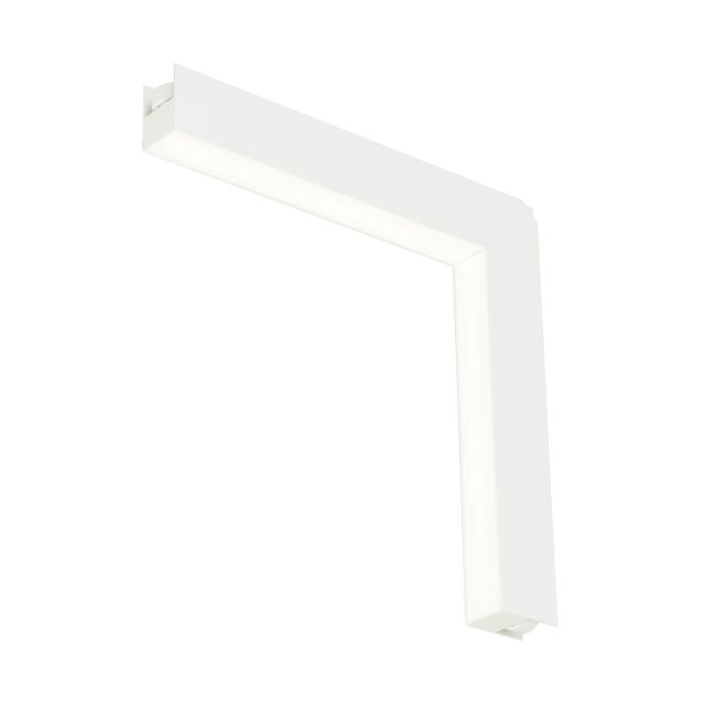 ET2 lighting Continuum 9 inch LED Wall to Ceiling Corner Track Light in White ETL29222-WT