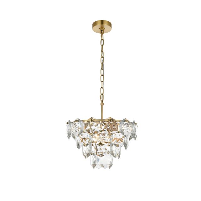 Elegant Lighting 1050D32SG Adaline 15 Light 32 inch Chandelier in Satin ...