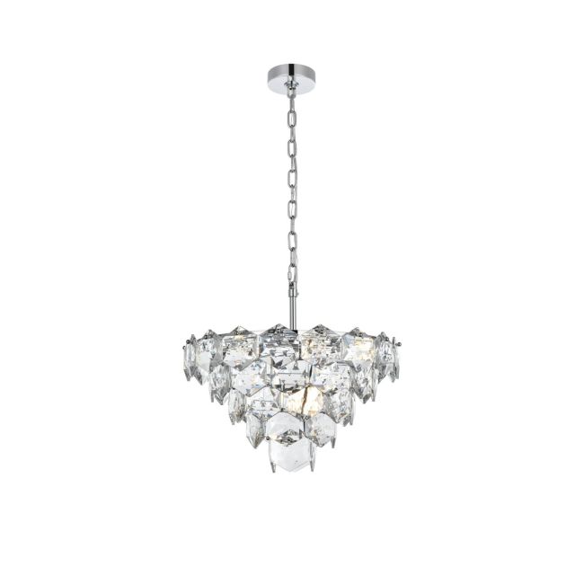Elegant Lighting 1050D32SG Adaline 15 Light 32 inch Chandelier in Satin ...
