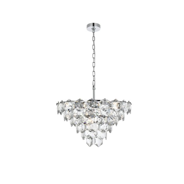 Elegant Lighting 1050D32SG Adaline 15 Light 32 inch Chandelier in Satin ...
