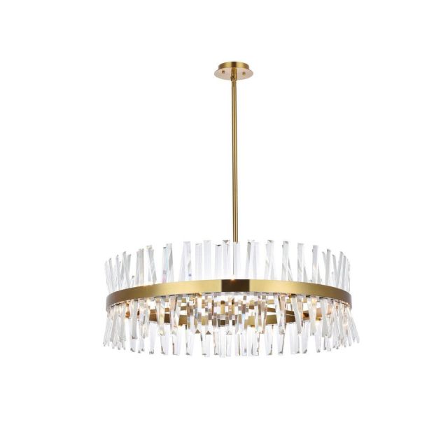 Elegant Lighting 6200D36C Serephina 16 Light 36 inch Round Chandelier ...