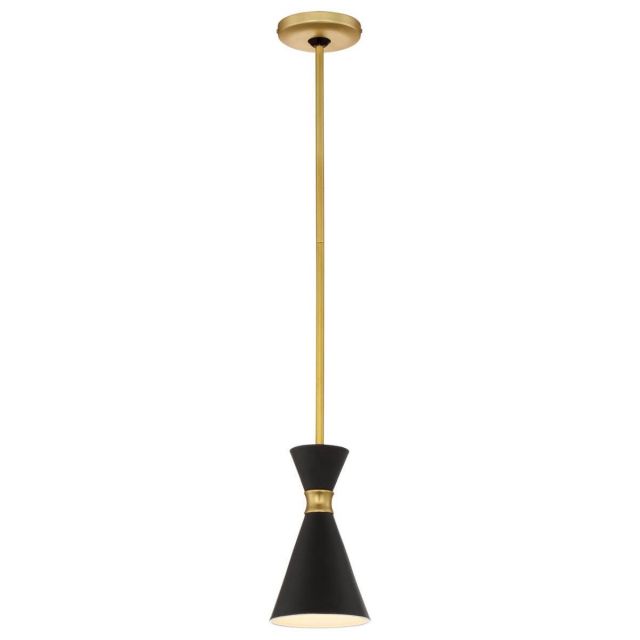 George Kovacs P1821-248 Conic 1 Light 6 inch Pendant in Honey Gold