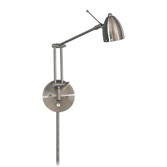 George Kovacs Georges Reading Room 1 Light 24 inch Tall LED Wall Lamp in Brushed Nickel P254-084