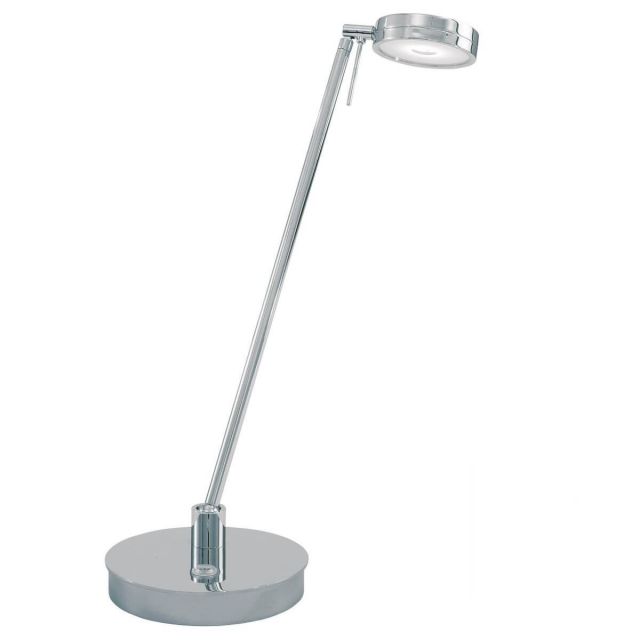 George Kovacs Georges Reading Room 1 Light 19 inch Tall LED Pharmacy Table Lamp in Chrome P4306-077