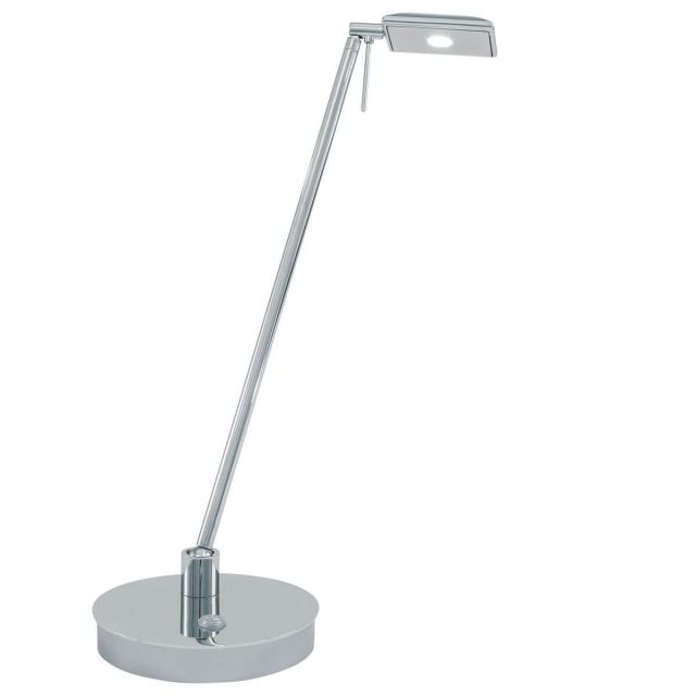 George Kovacs P4326-077 Georges Reading Room 1 Light 19 inch Tall LED Pharmacy Table Lamp in Chrome