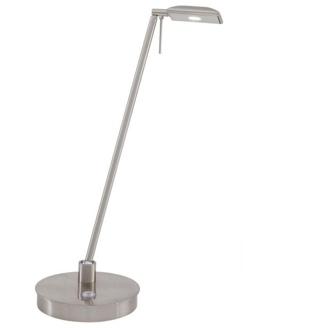 George Kovacs P4326-084 Georges Reading Room 1 Light 19 inch Tall LED Pharmacy Table Lamp in Brushed Nickel