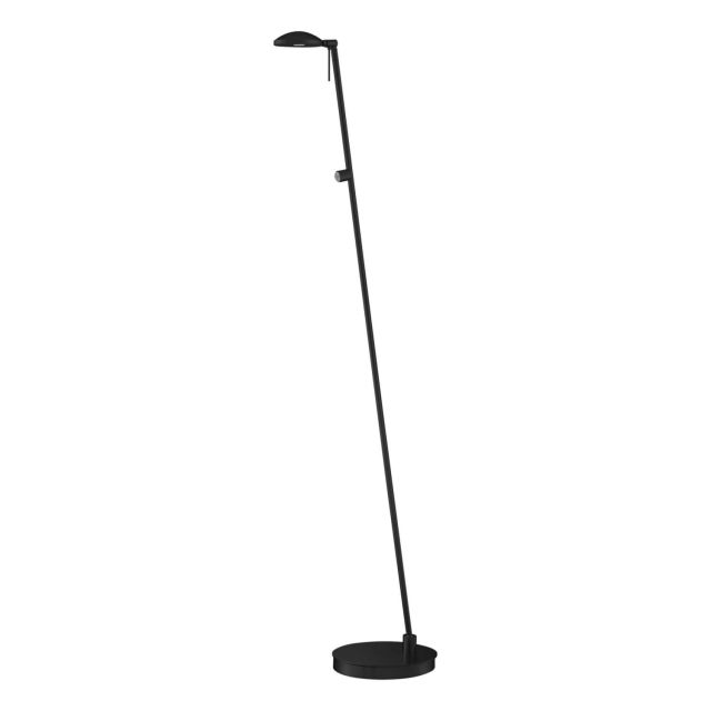 George Kovacs P4334-66A Georges Reading Room 50 inch Tall LED Floor Lamp in Coal with Memory Touch Dimmer