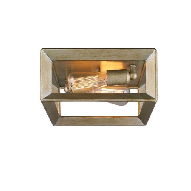Golden Lighting Smyth 12 Inch Flush Mount In White Gold 2073-FM WG
