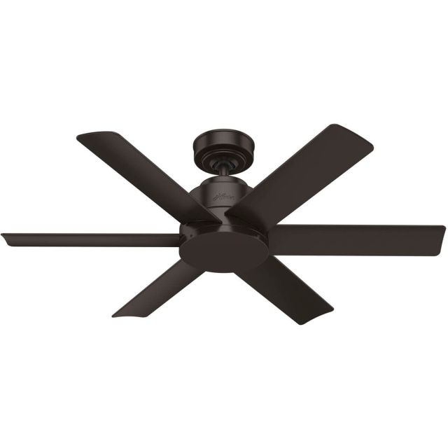 Hunter Kennicott 44 inch 6 Blade Outdoor Ceiling Fan in Premier Bronze 51114