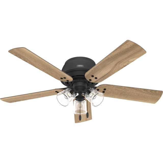 Hunter 52381 Shady Grove 52 inch 5 Blade Pull Chain LED Ceiling