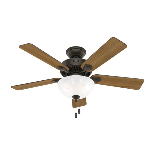 HUNTERです Hunter 52781 Swanson 44 inch 5 Blade Pull Chain LED Ceiling Fan in