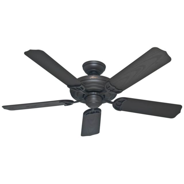 Hunter Sea Air 52 Inch Ceiling Fan In New Bronze With 5 Walnut Blades - 53061