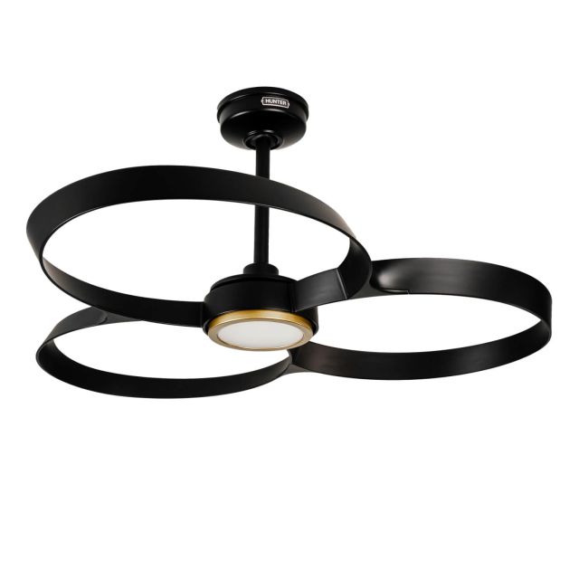 Hunter 53639 Zentech 44 inch 5 Blade Smart LED Outdoor Ceiling Fan