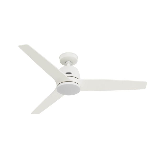 Hunter 52605 Malden 52 inch 3 Blade Ceiling Fan in Matte White