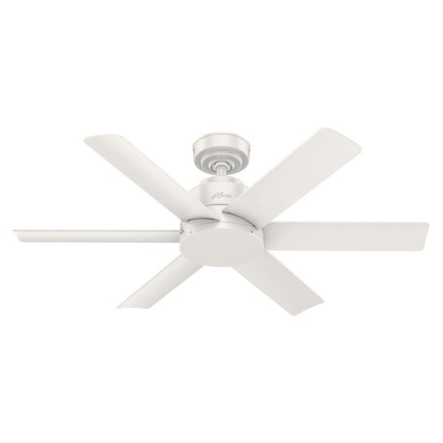 Hunter Kennicott 44 inch 6 Blade Outdoor Ceiling Fan in Fresh White 59614
