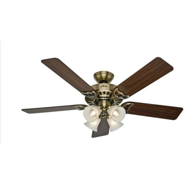 Hunter 53064 The Studio Series 52 Inch Brushed Nickel Ceiling Fan
