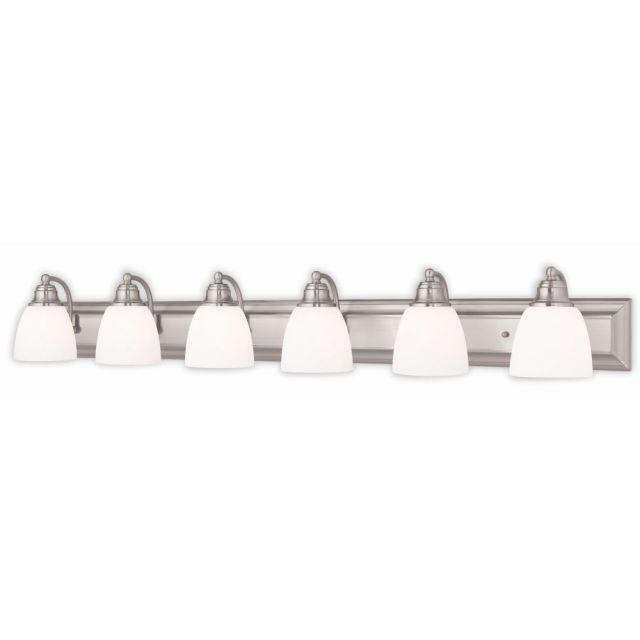 Livex Springfield 3 Light Bath Vanity, Polished Chrome/Opal - 10503-05 - View #11