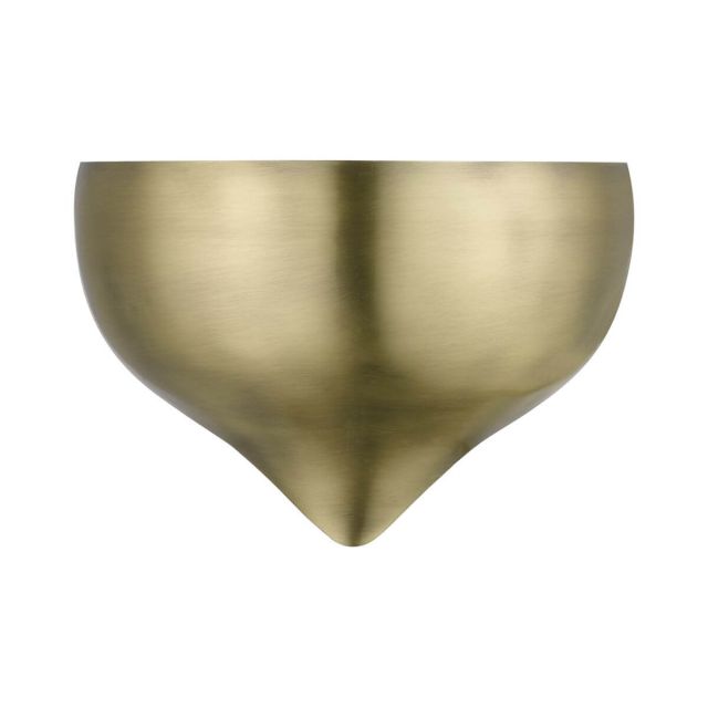 Livex 40987-01 Amador 1 Light 5 inch Tall Wall Sconce in Antique Brass