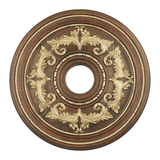 Livex 8200-64 Versailles 23 inch Ceiling Medallions In Palacial Bronze-Gilded Accents