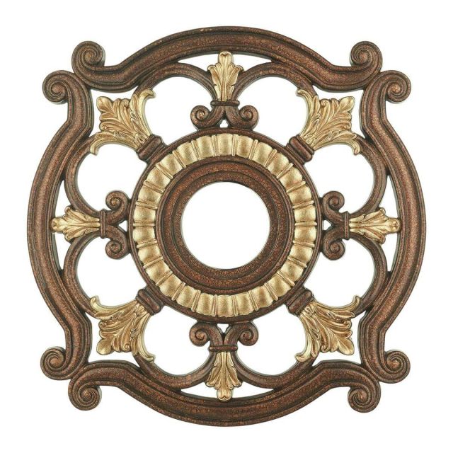 Livex 8216-64 Versailles 24 inch Ceiling Medallions In Palacial Bronze-Gilded Accents